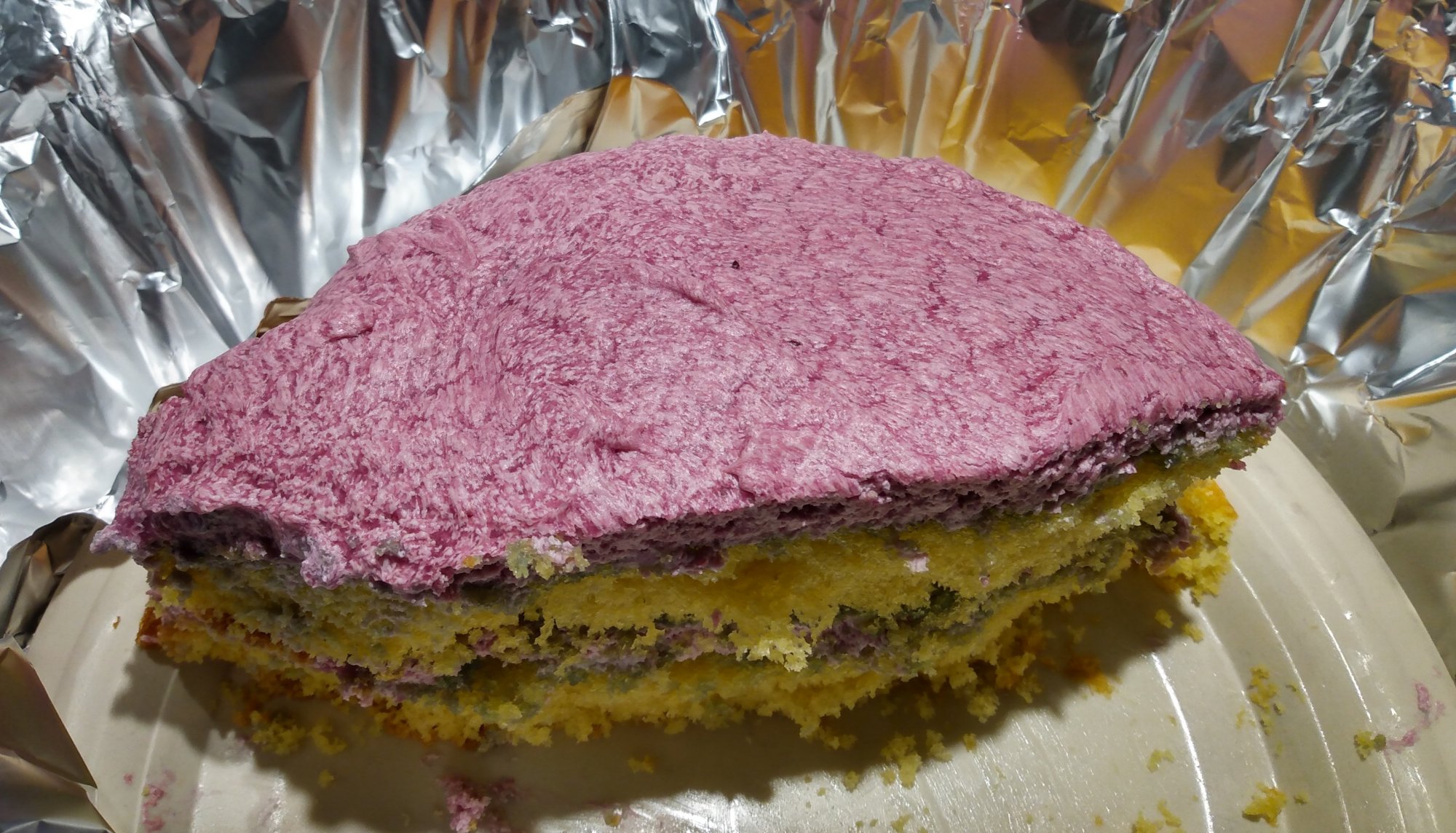 Amazing blueberry icing
